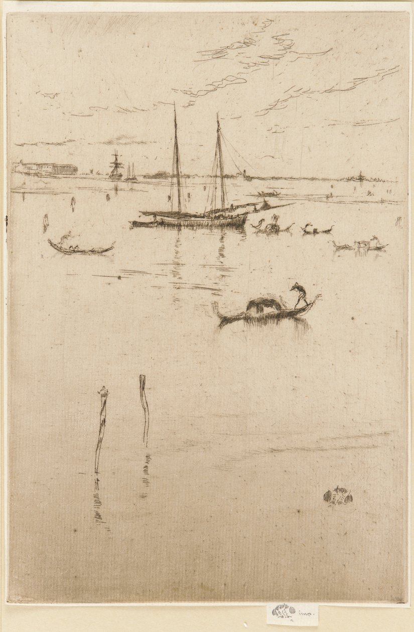De kleine lagune door James Abbott McNeill Whistler