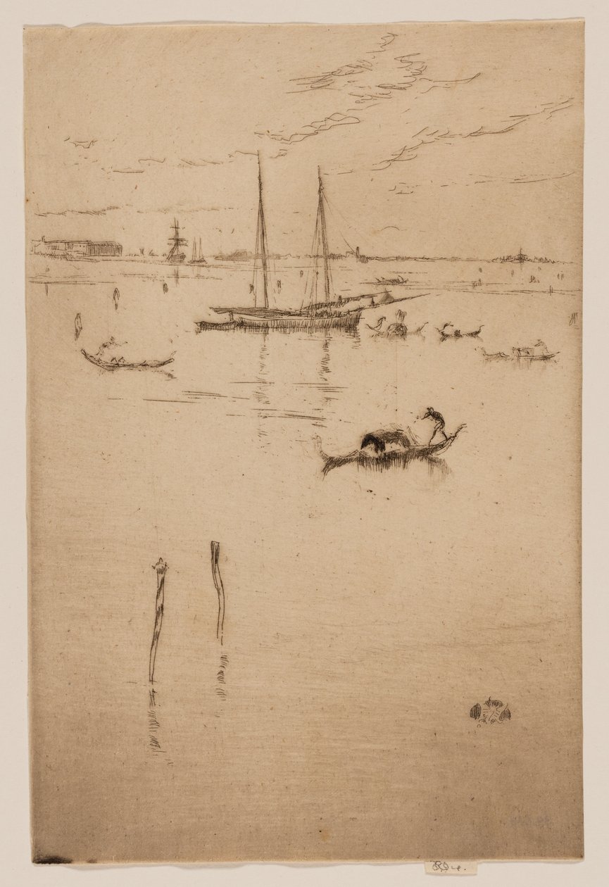 De Kleine Lagune door James Abbott McNeill Whistler