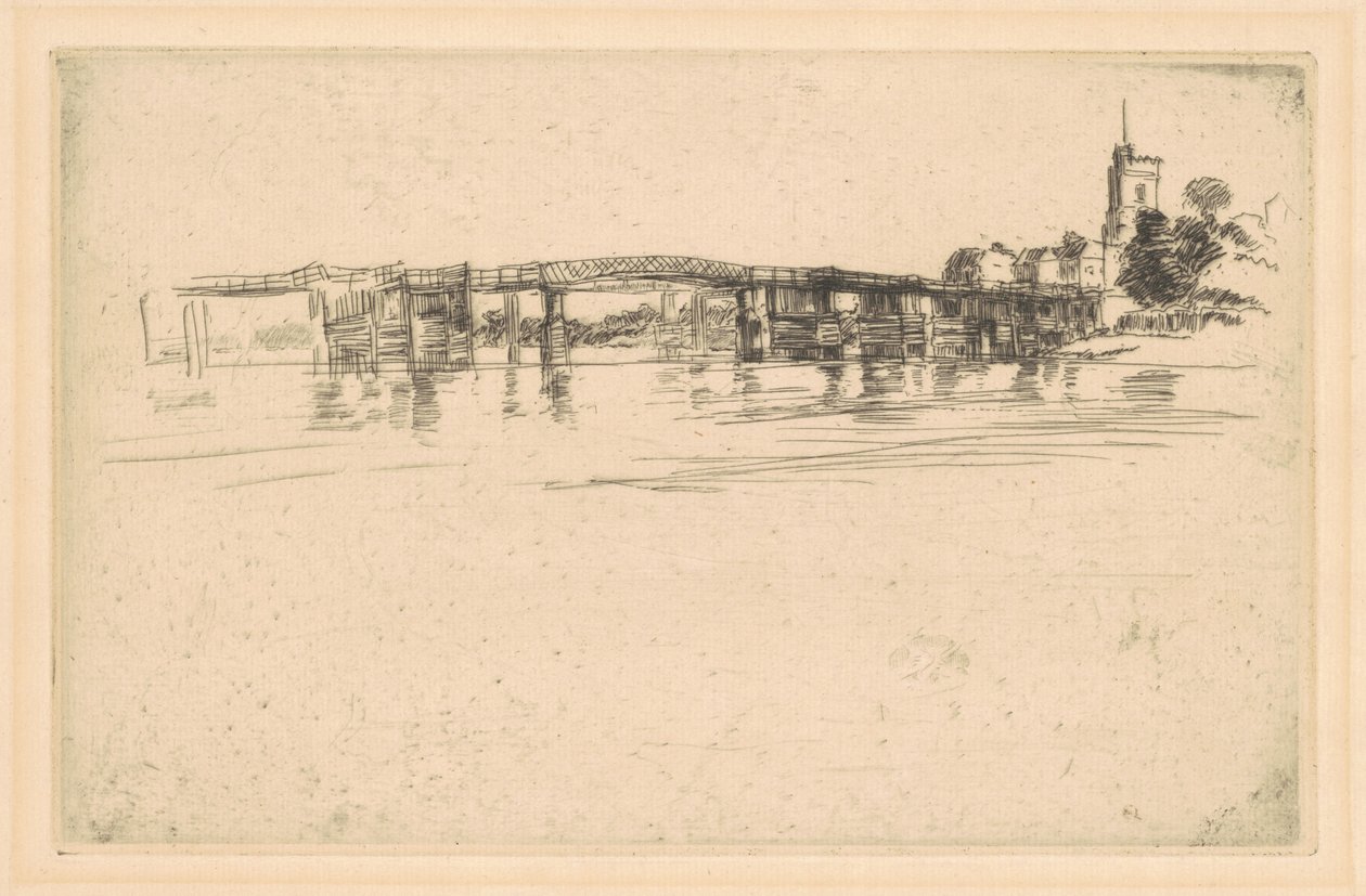 Het kleine Putney, nr. 1 door James McNeill Whistler