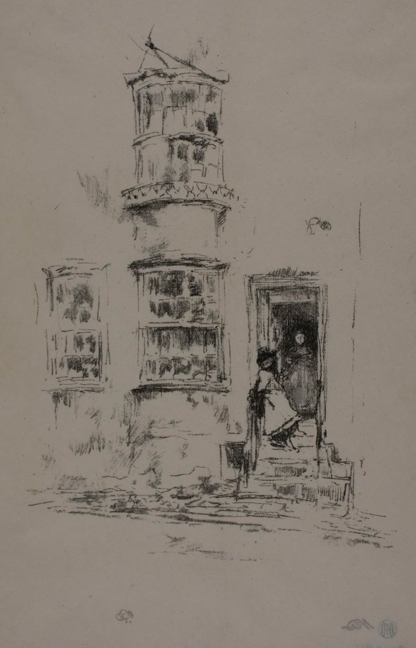 De Kleine Trappen, Lyme Regis door James Abbott McNeill Whistler