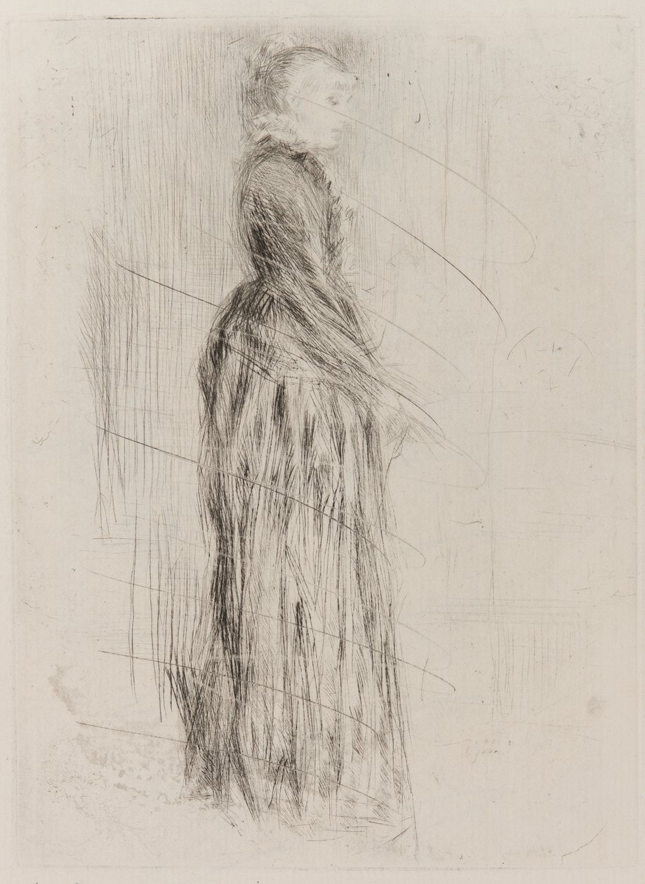 Het kleine fluwelen jurkje door James Abbott McNeill Whistler
