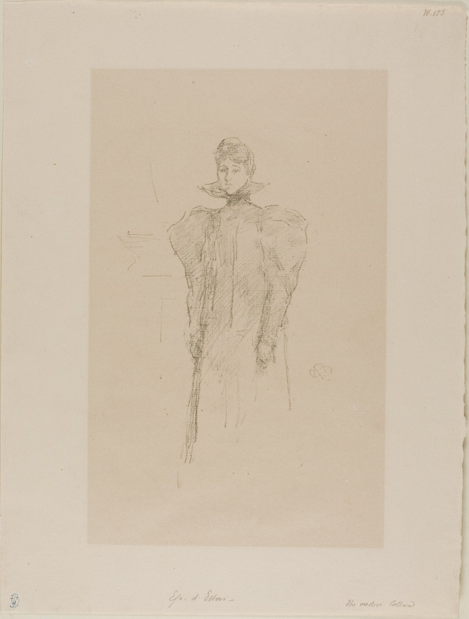 De Medici-kraag door James Abbott McNeill Whistler