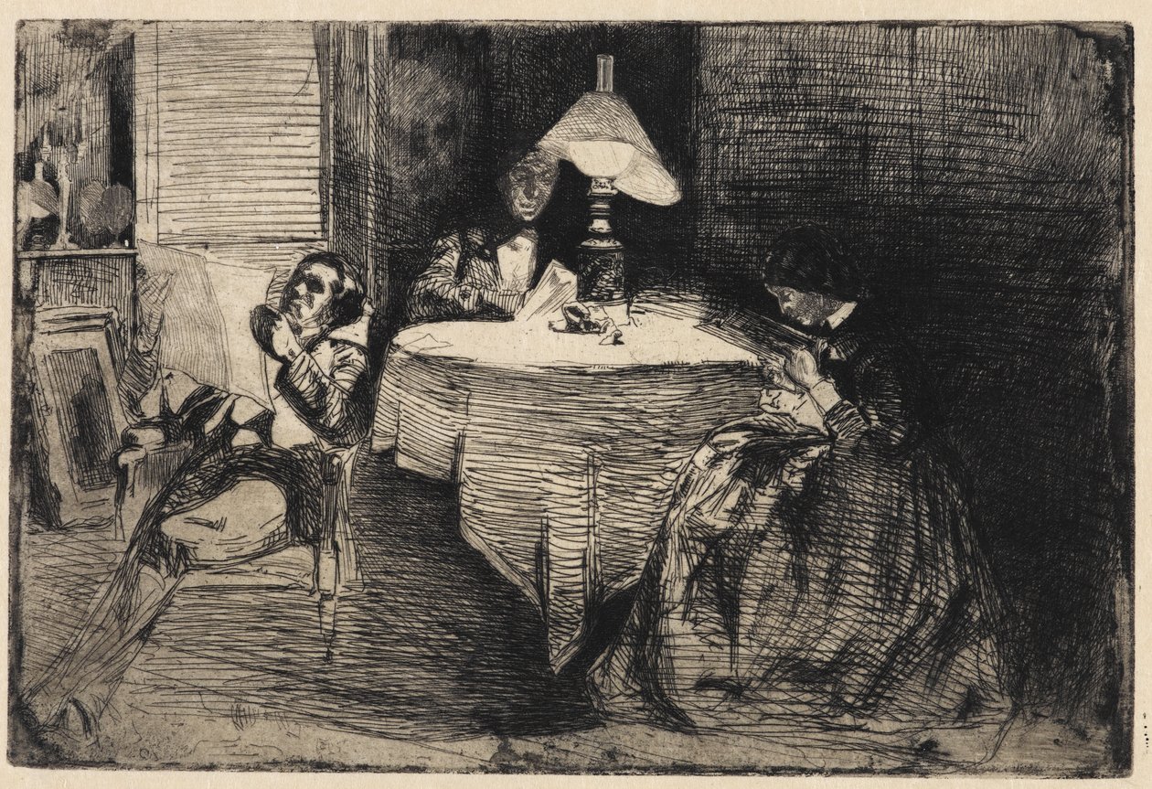 De muziekkamer door James Abbott McNeill Whistler