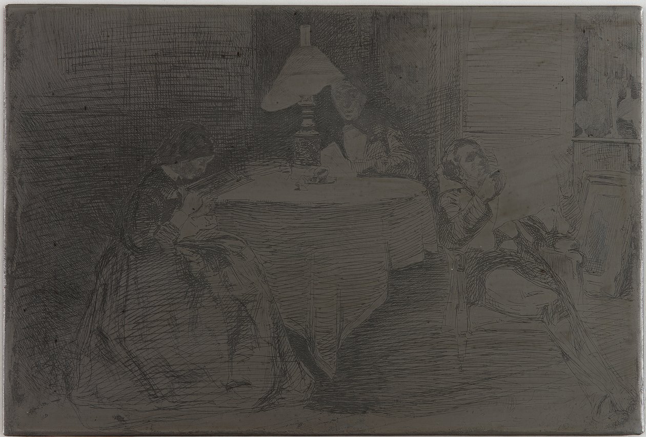 De Muziekkamer door James Abbott McNeill Whistler