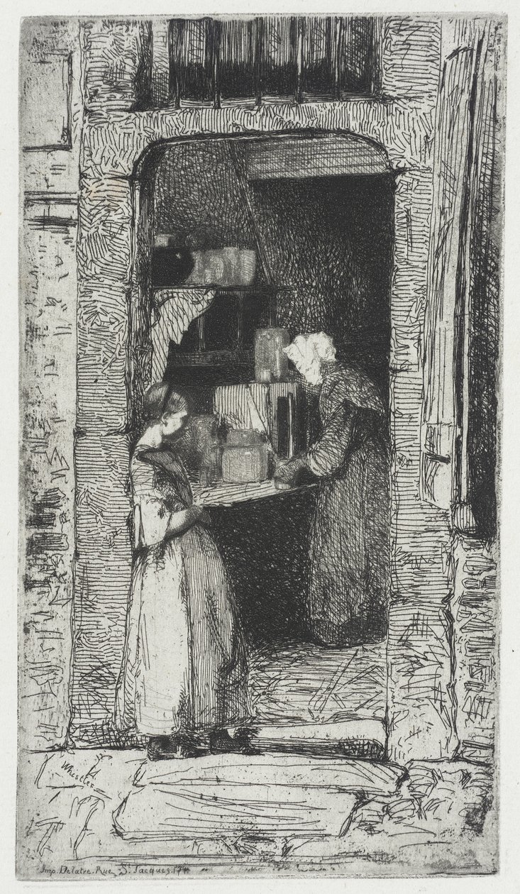 De mosterdhandelaar door James McNeill Whistler