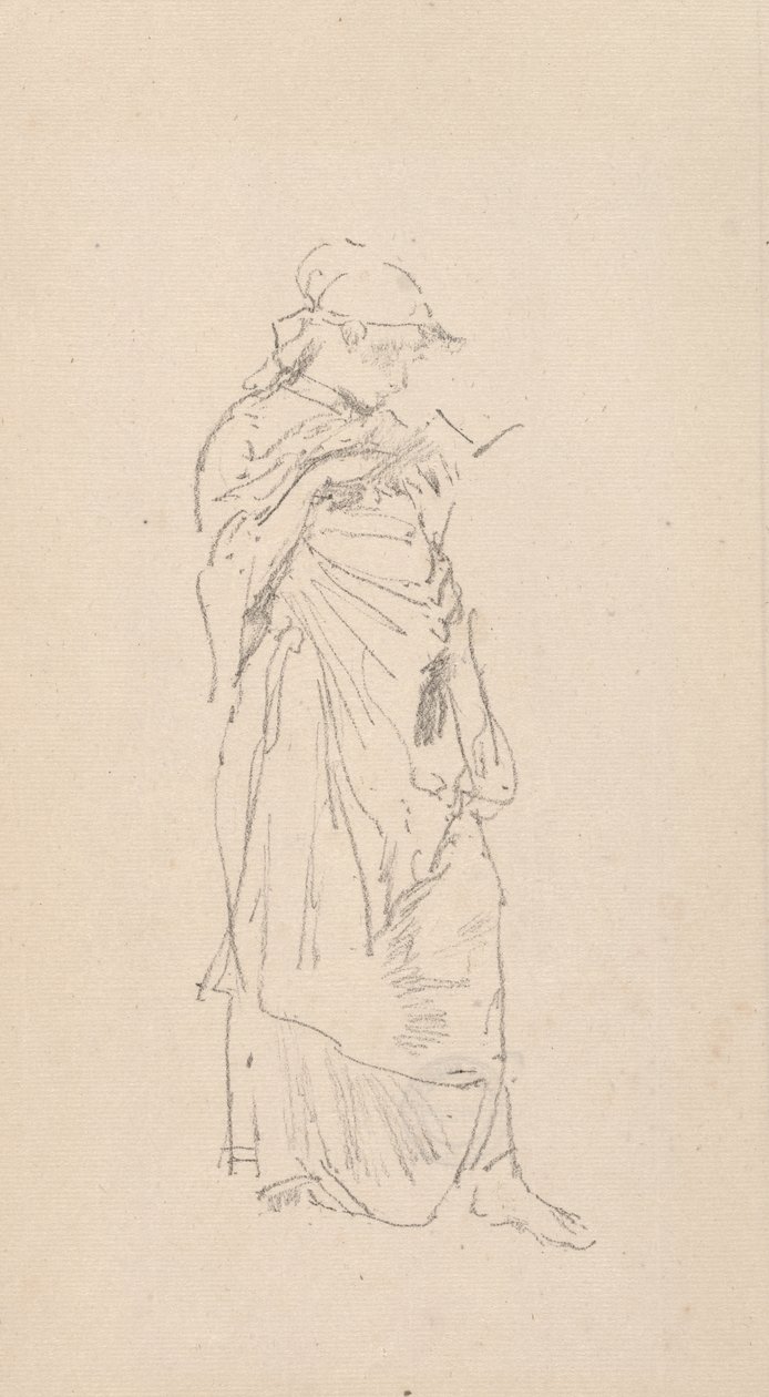 De roman - lezend meisje door James McNeill Whistler