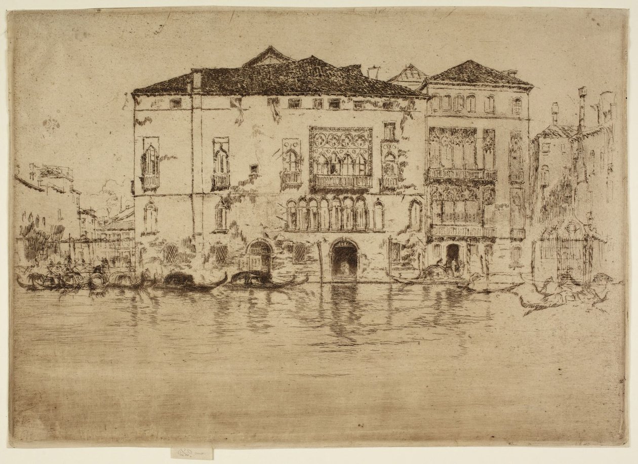 De paleizen door James McNeill Whistler