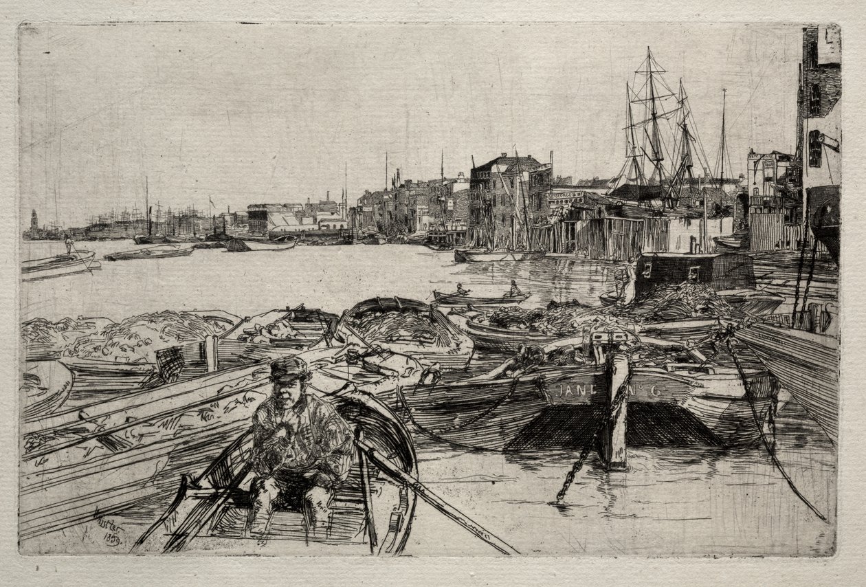 Het zwembad door James McNeill Whistler