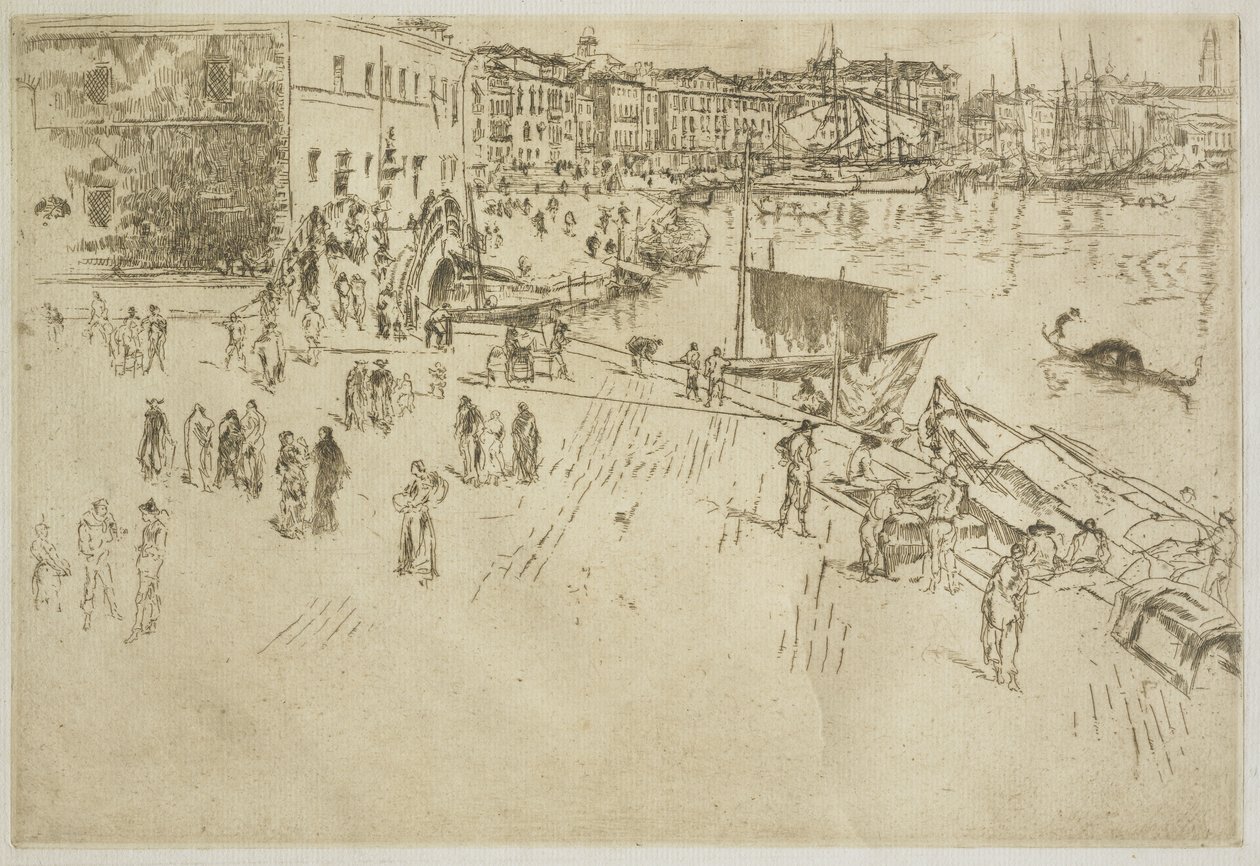 De Riva, nr. 1 door James McNeill Whistler