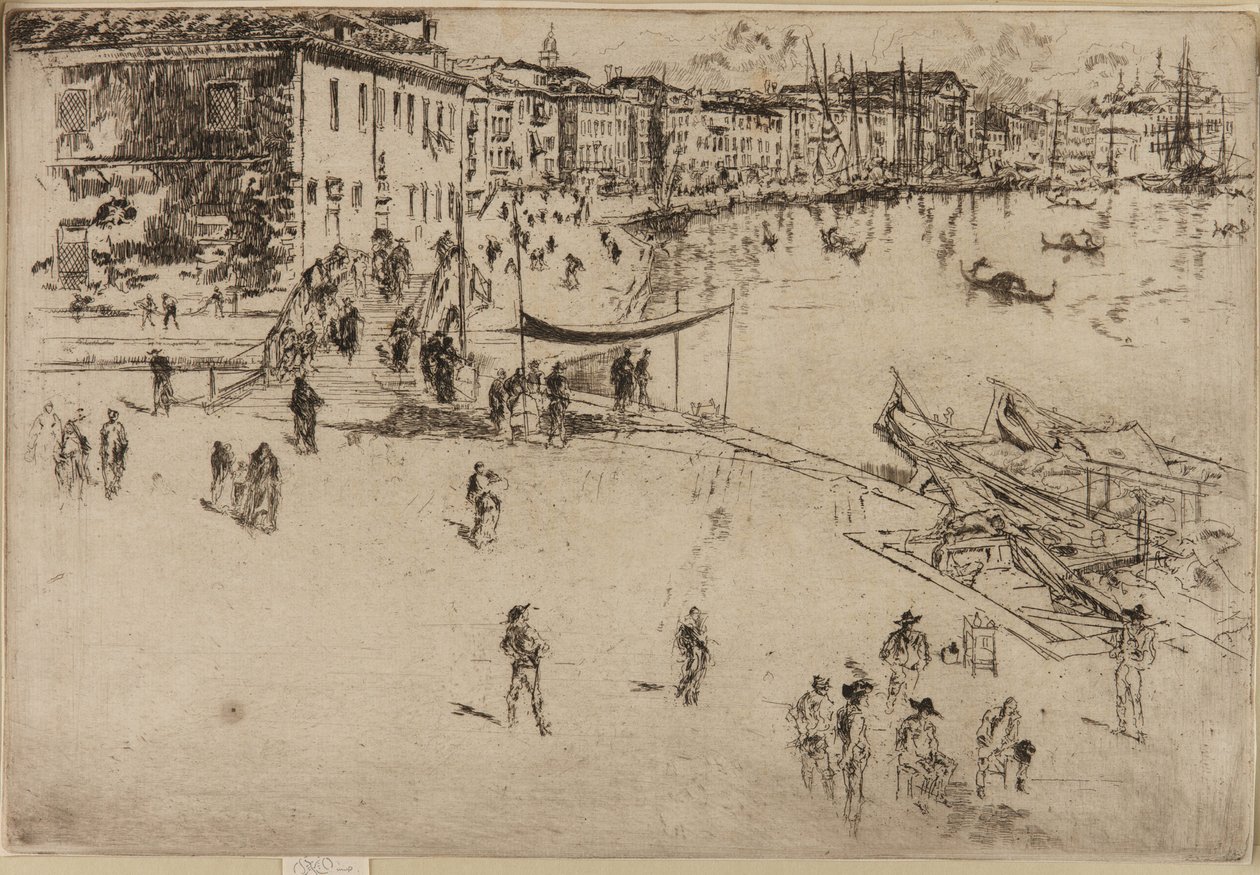 De Riva, nr. 2 door James Abbott McNeill Whistler