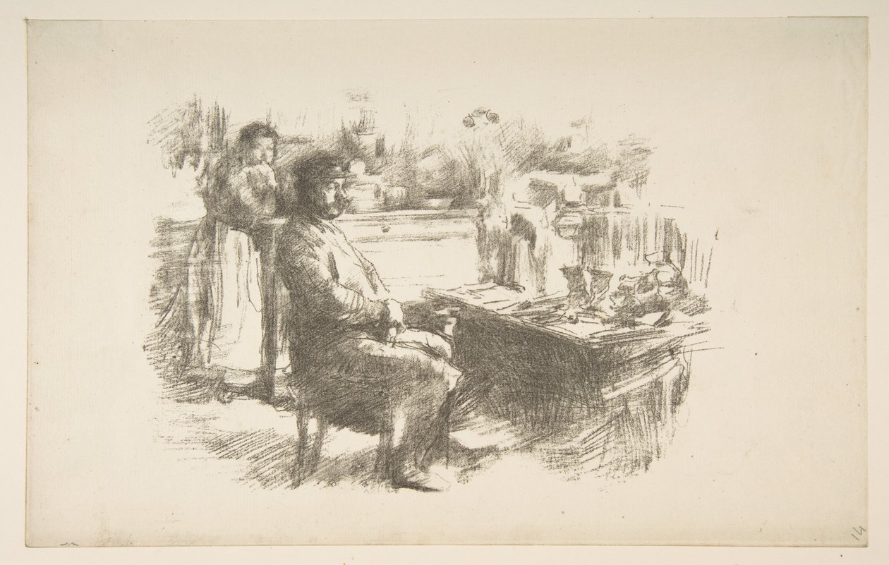 De schoenmaker door James McNeill Whistler
