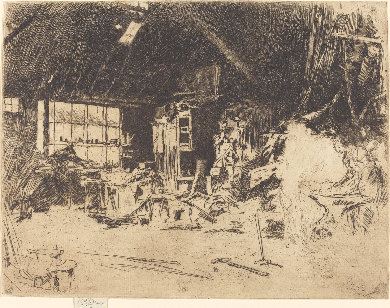 De Smidse door James Abbott McNeill Whistler