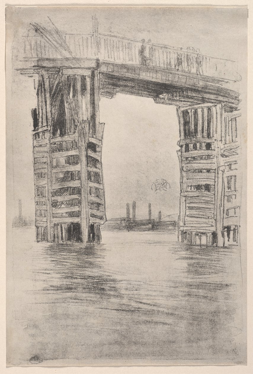 De Hoge Brug door James McNeill Whistler