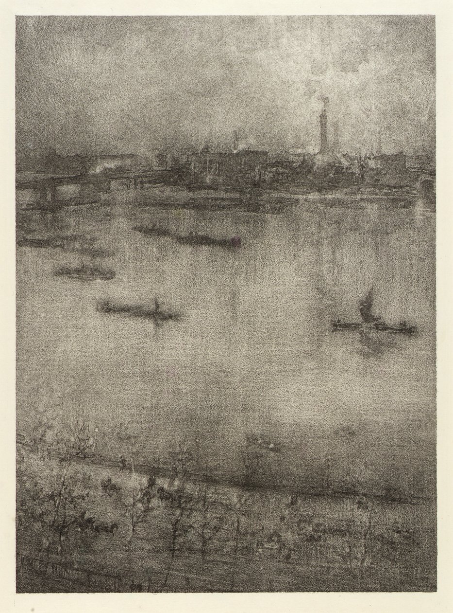 De Theems door James McNeill Whistler