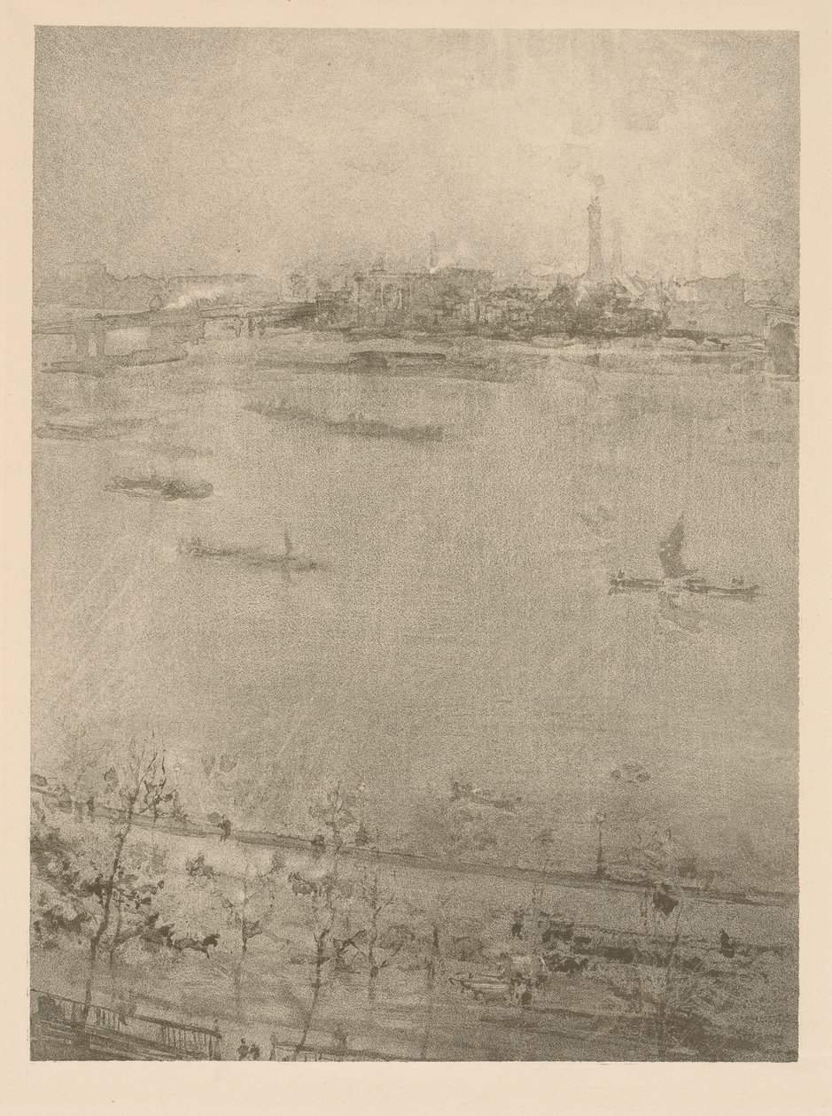 De Theems door James McNeill Whistler
