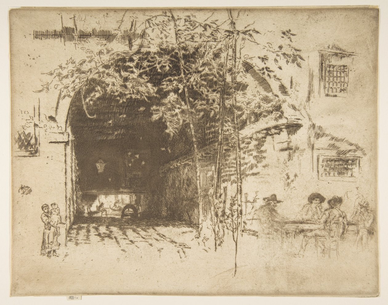 The Traghetto, nr. 2 door James McNeill Whistler