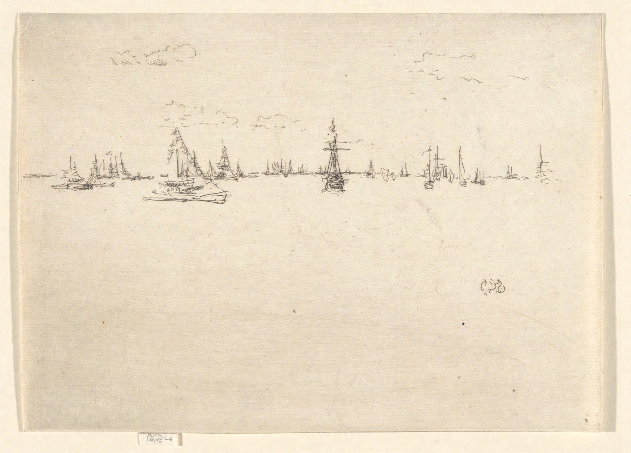Het torenschip, uit de Jubileum Set door James Abbott McNeill Whistler
