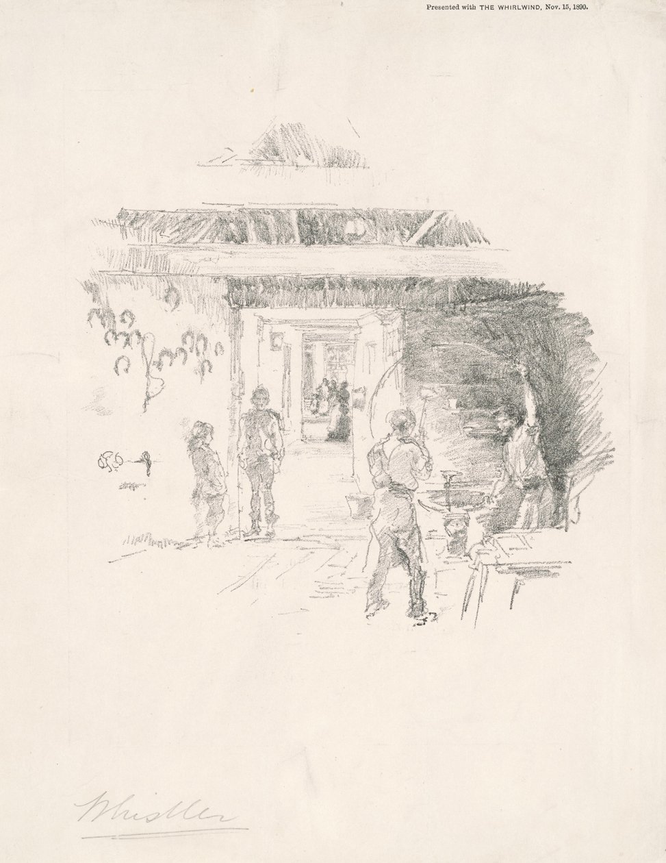 De Bandenmaker door James Abbott McNeill Whistler