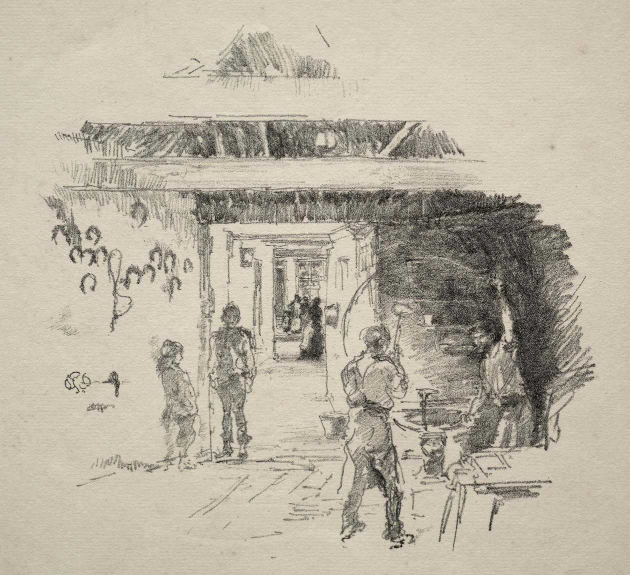 De Bandenspecialist door James McNeill Whistler