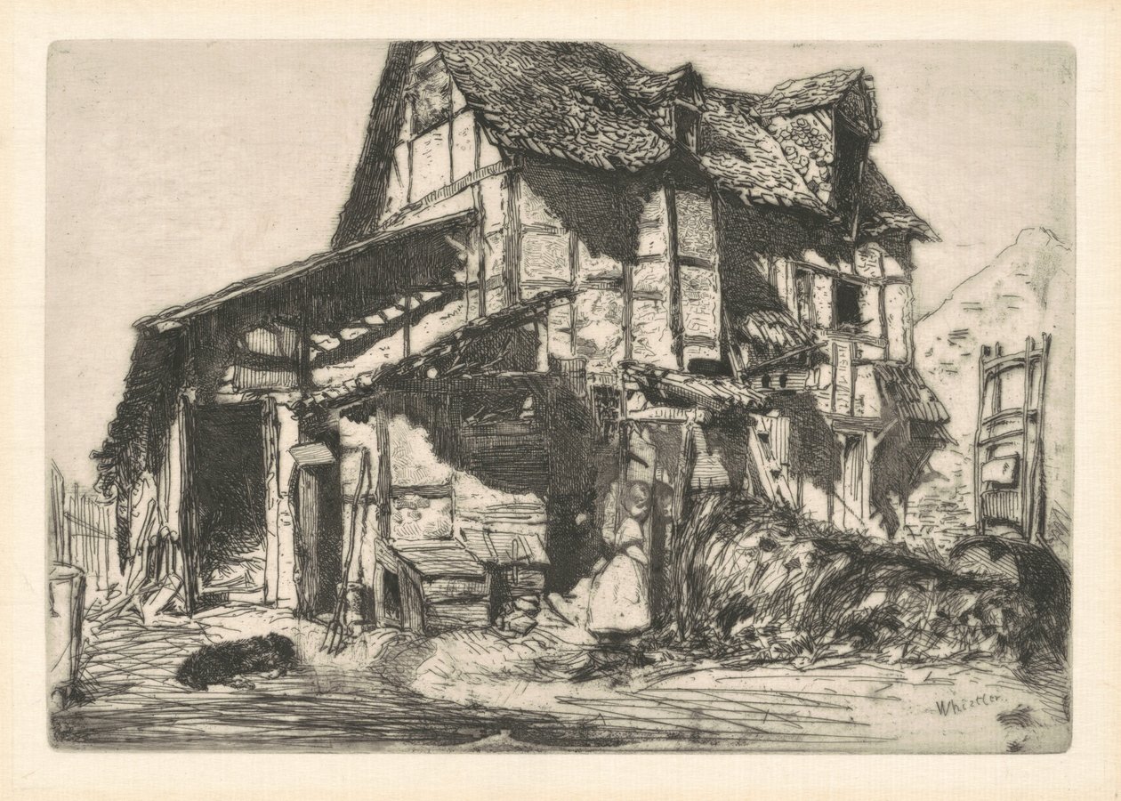 Het onveilige huurhuis door James McNeill Whistler