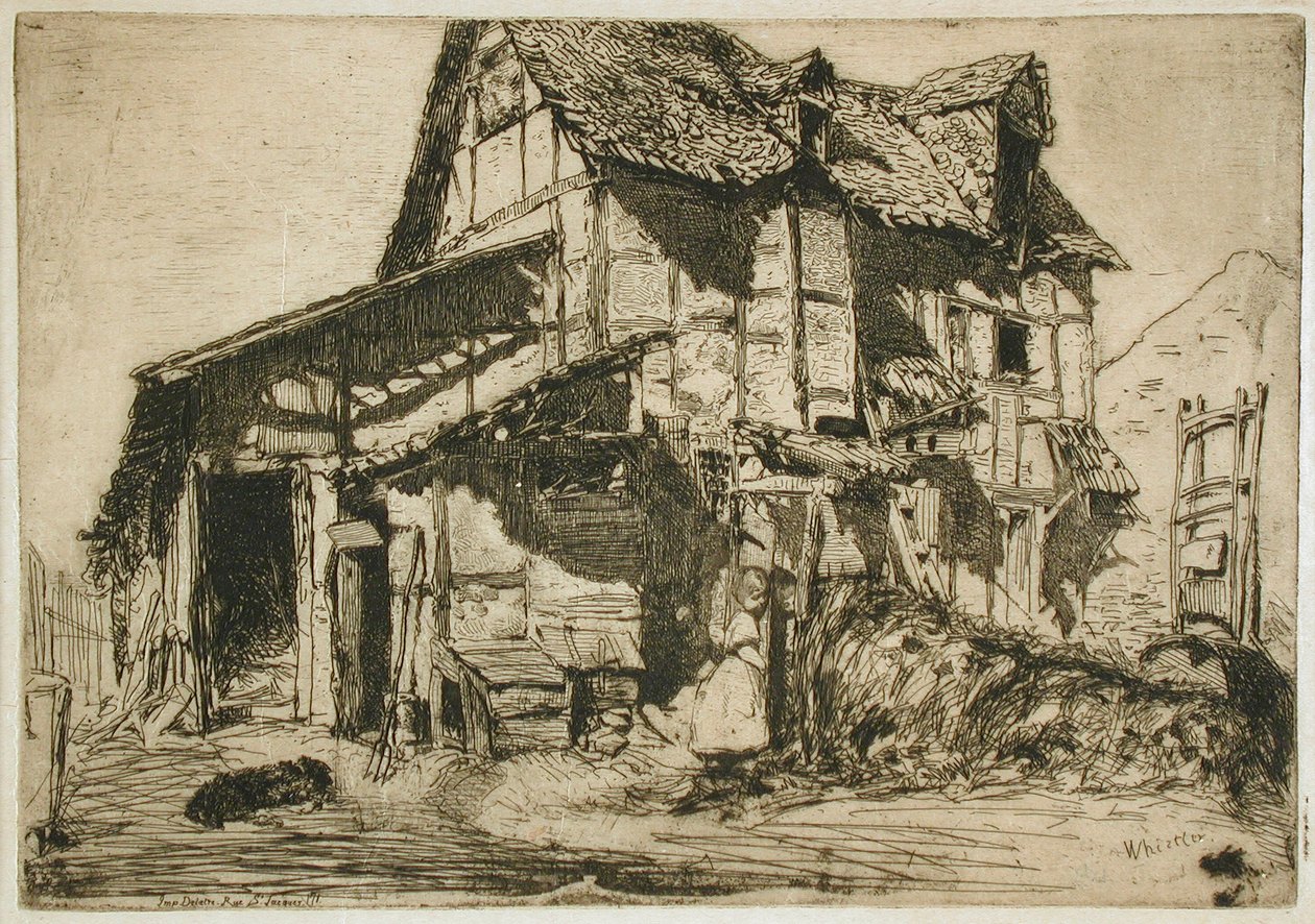 Het onveilige huurhuis door James McNeill Whistler