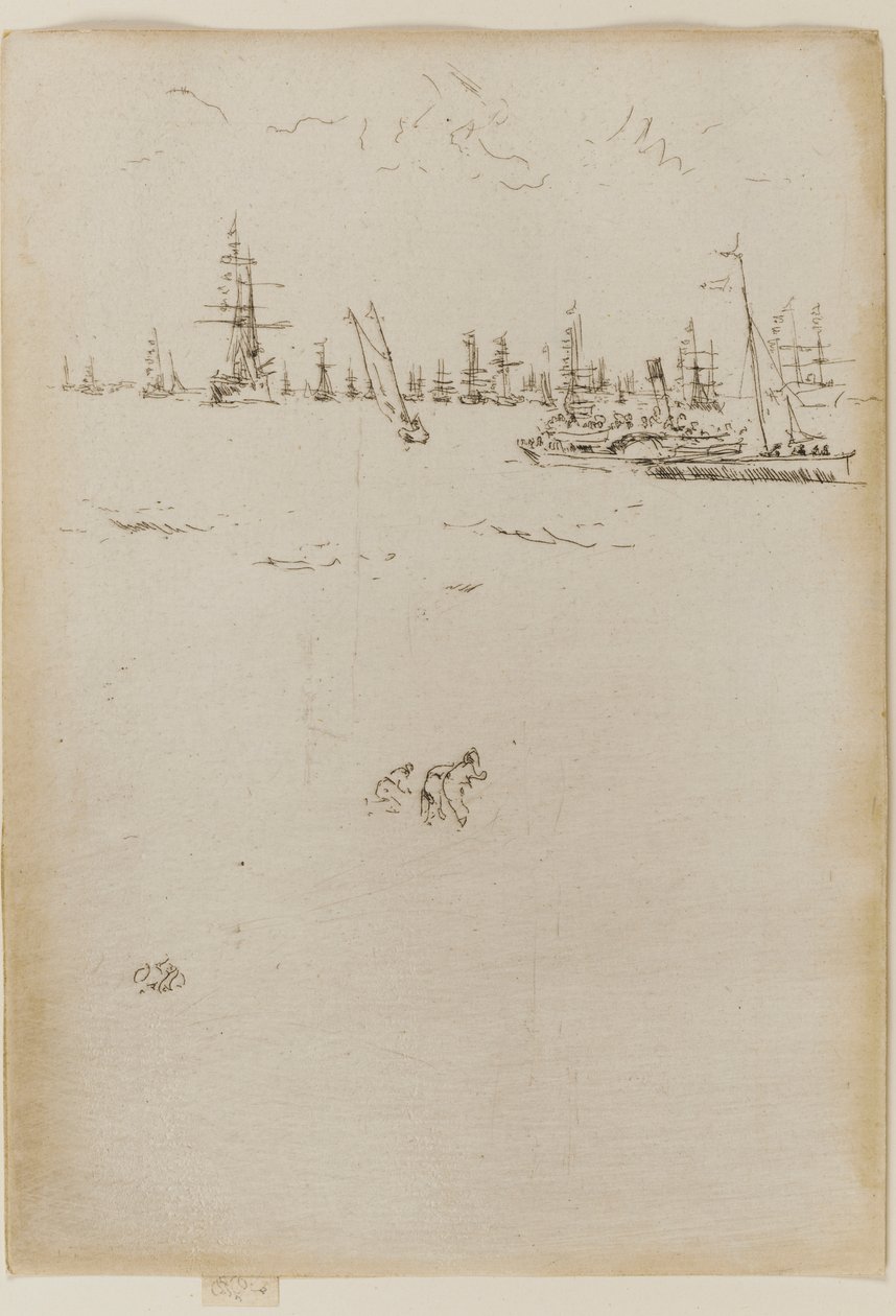 De Bezoekersboot door James Abbott McNeill Whistler
