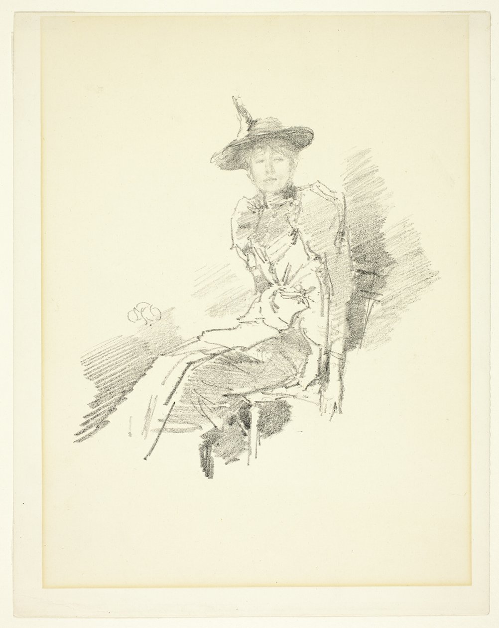 De gevleugelde hoed door James Abbott McNeill Whistler