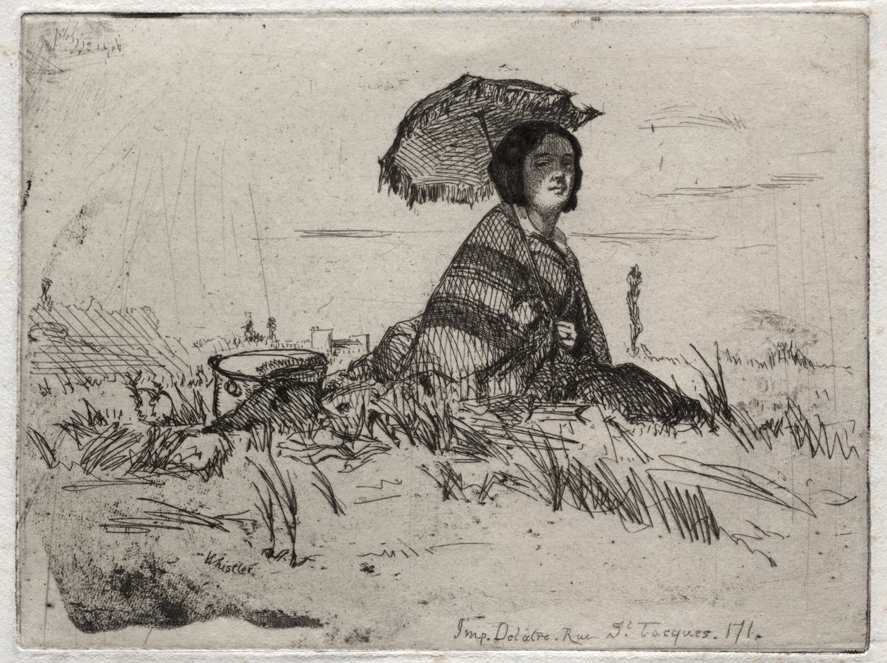 Twaalf etsen naar de natuur: In volle zon door James McNeill Whistler