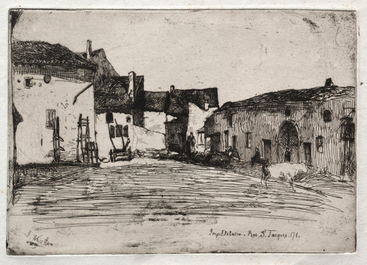 Twaalf etsen uit de natuur:  Liverdun door James McNeill Whistler