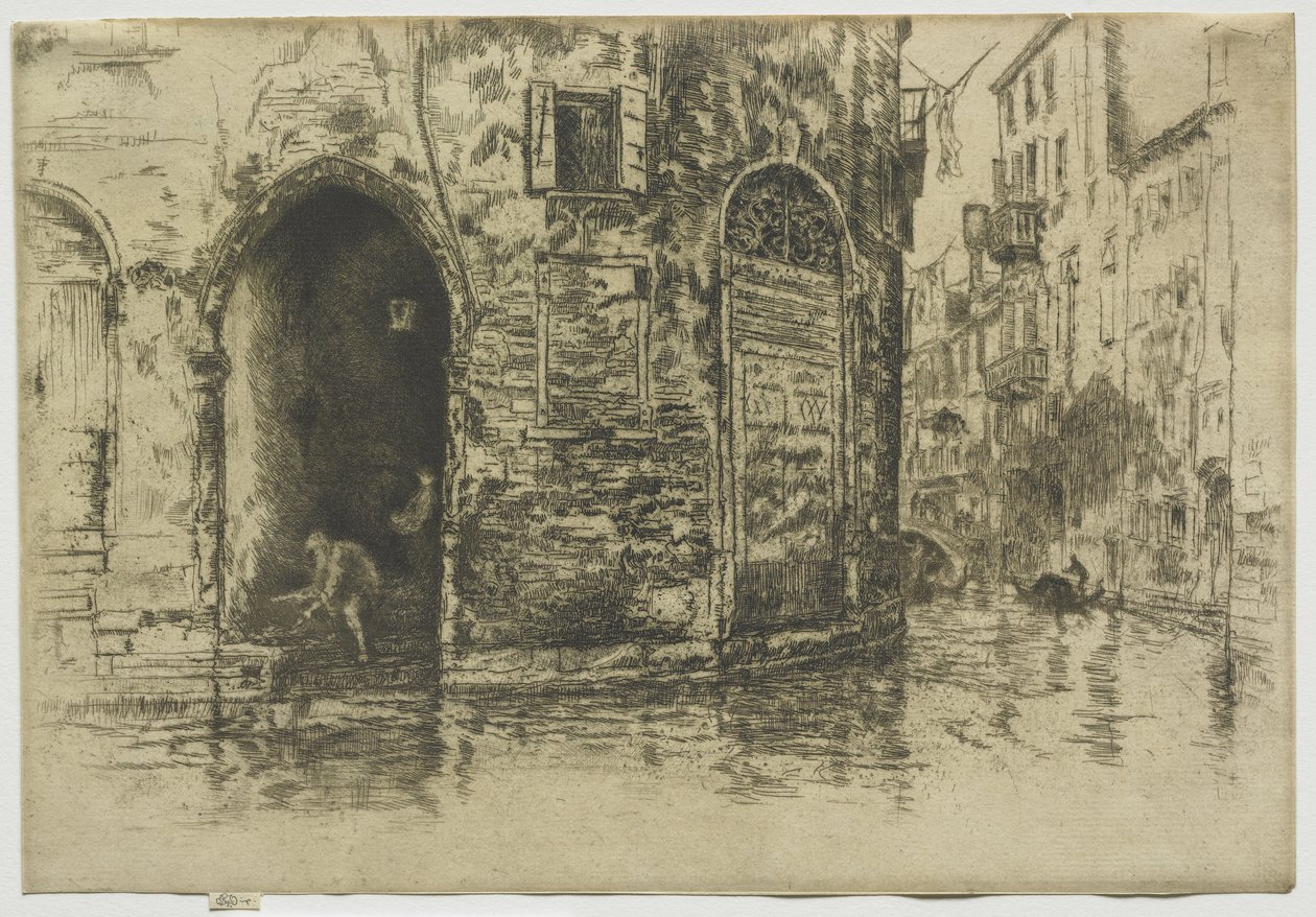 Twee deuropeningen door James McNeill Whistler