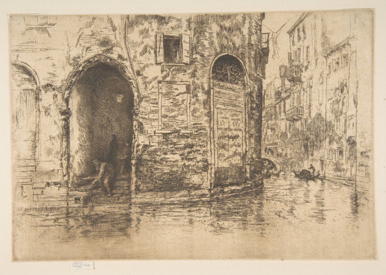 Twee deuropeningen door James McNeill Whistler