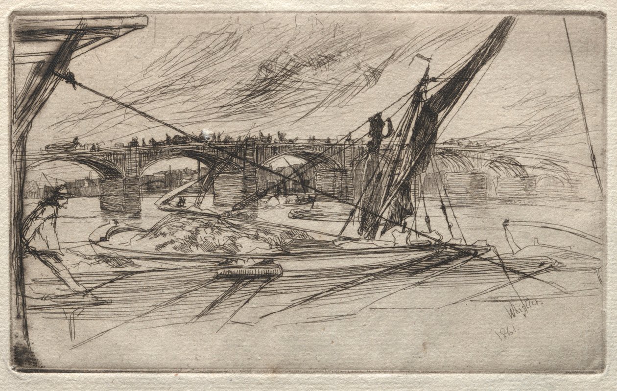 Vauxhall Brug door James McNeill Whistler