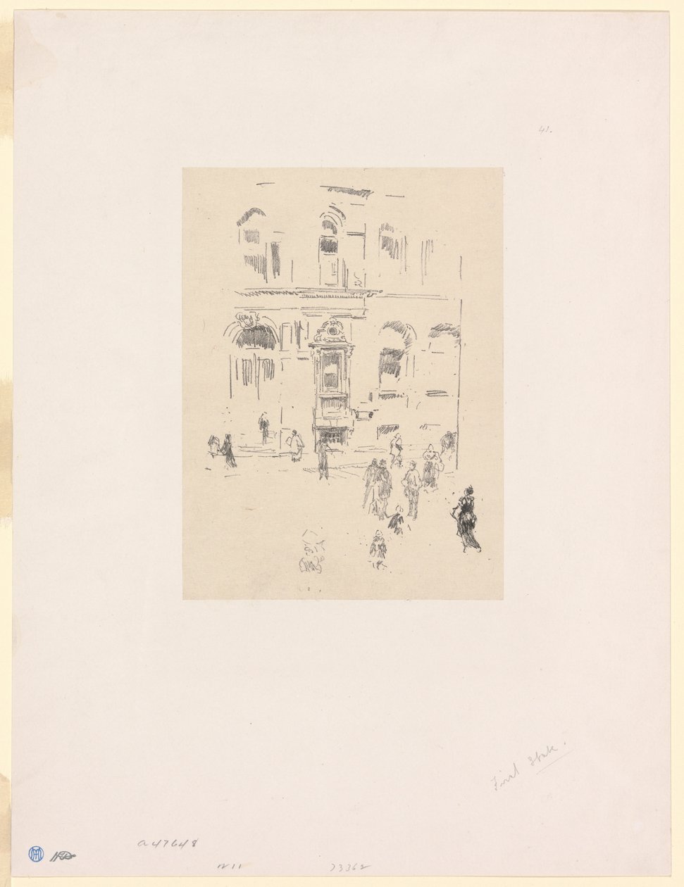 Victoria Club door James Abbott McNeill Whistler