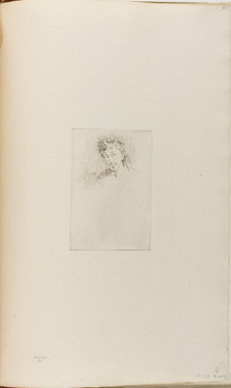 Whistler met de Witte Lok door James Abbott McNeill Whistler
