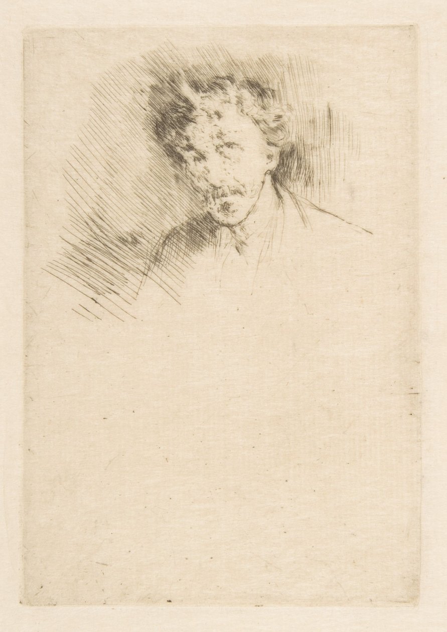 Whistler met de witte haarlok door James McNeill Whistler