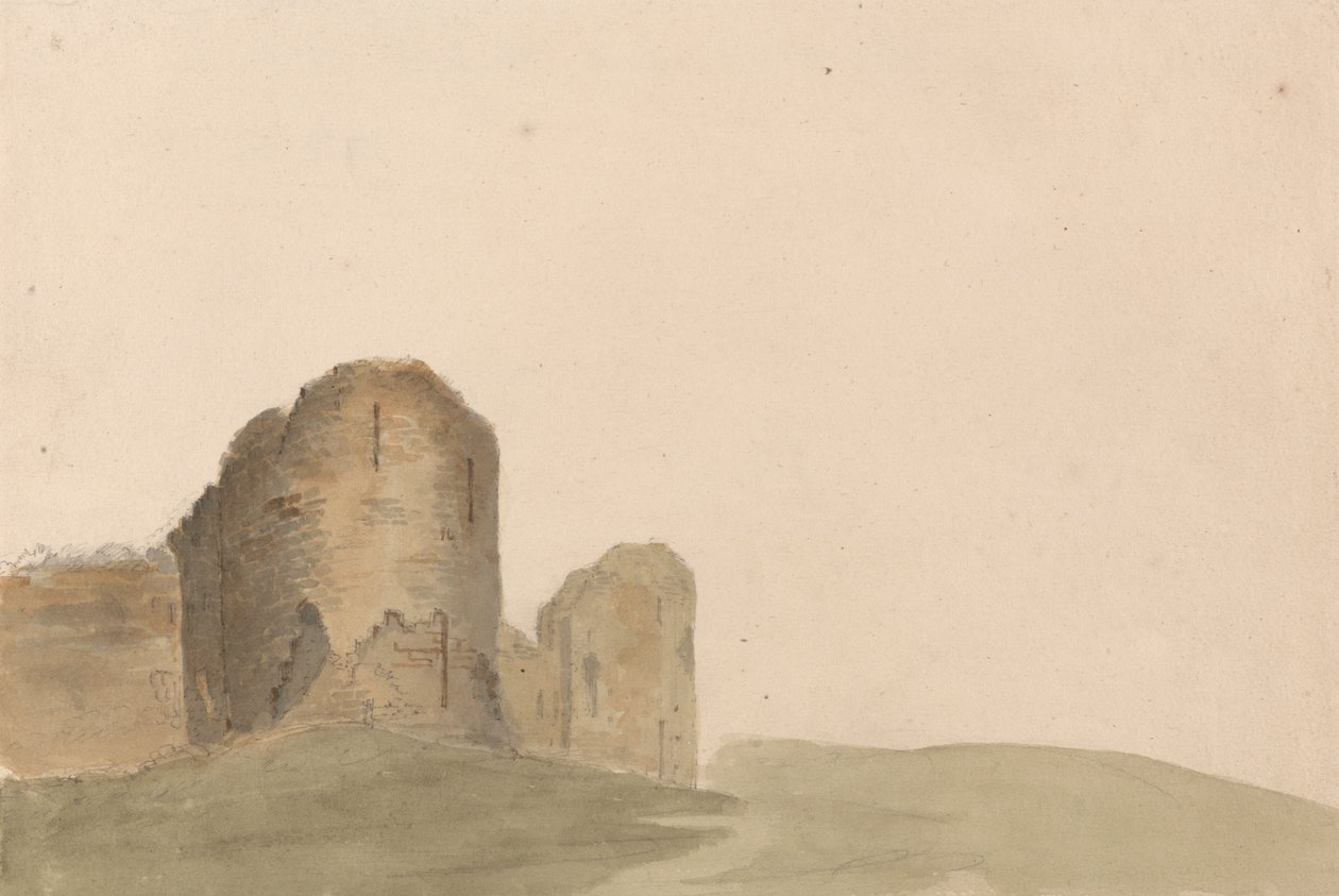Pevensey Castle, Sussex door James Moore