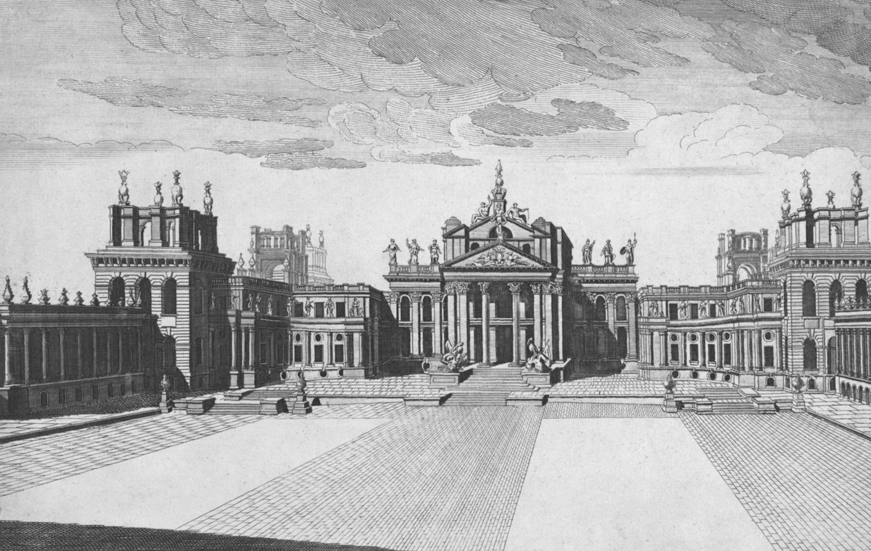Blenheim Palace, Woodstock, Oxfordshire, midden 18e eeuw door James Mynde