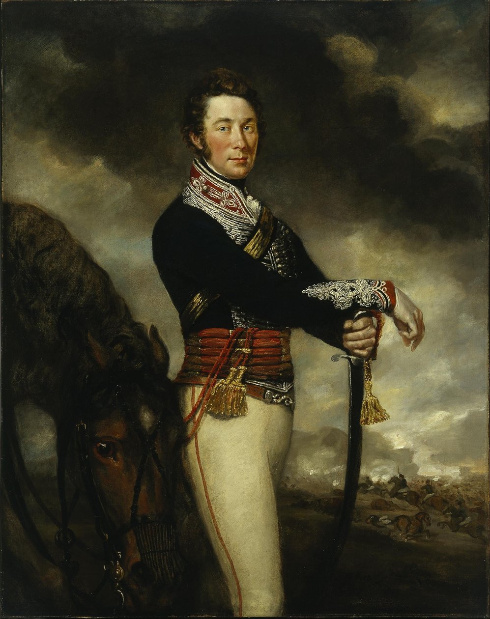 Kapitein Peter Hawker van de 14th Light Dragoons door James Northcote