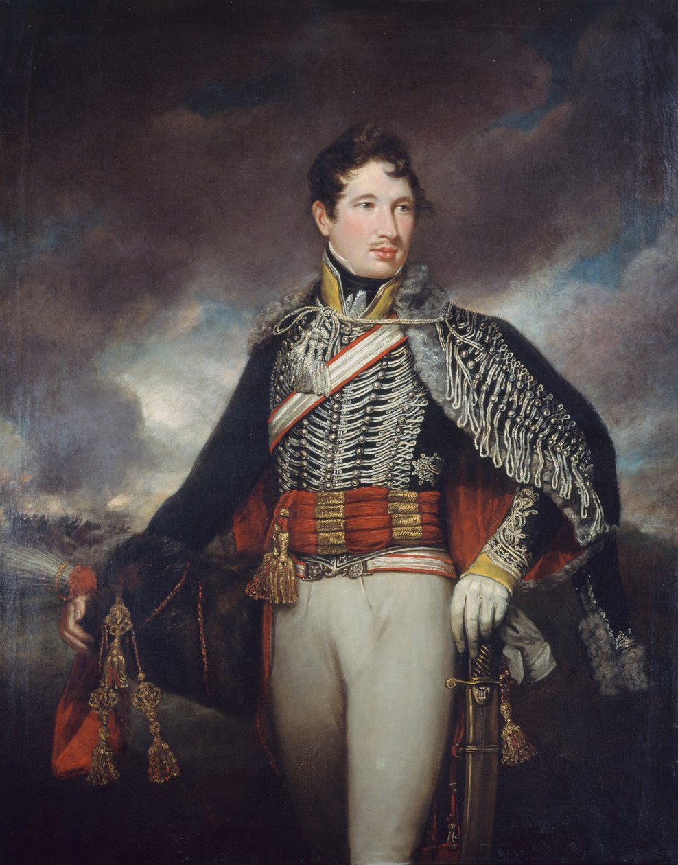 Luitenant Andrew Finucane, 10e Lichte Dragonders, 1811 door James Northcote