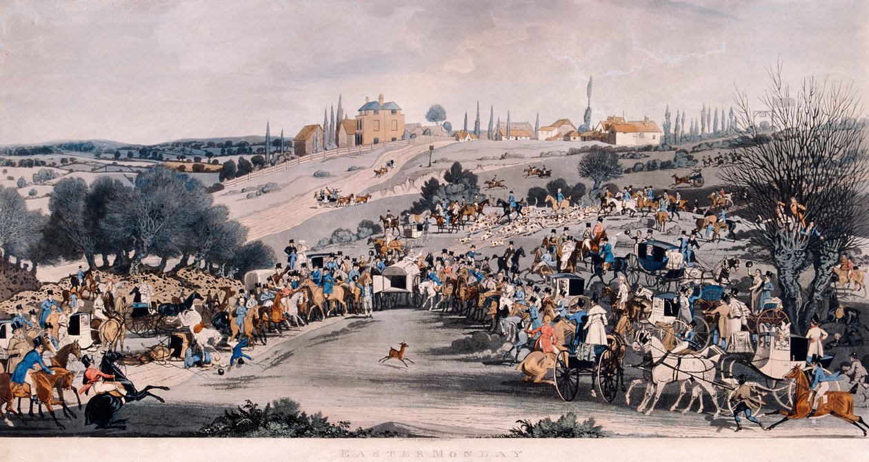 Paasmaandag, 1820 - Epping Forest, Essex door James Pollard