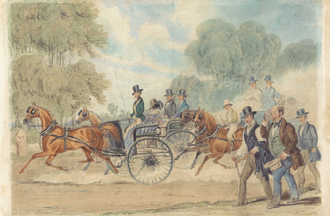 De dag van de Derby: tieten en zwervers op weg naar Epsom door James Pollard