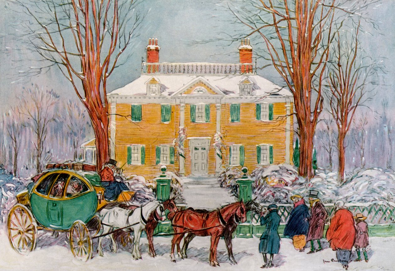 Longfellow House, Cambridge, Massachusetts, VS, 18e eeuw, 1921 door James Preston