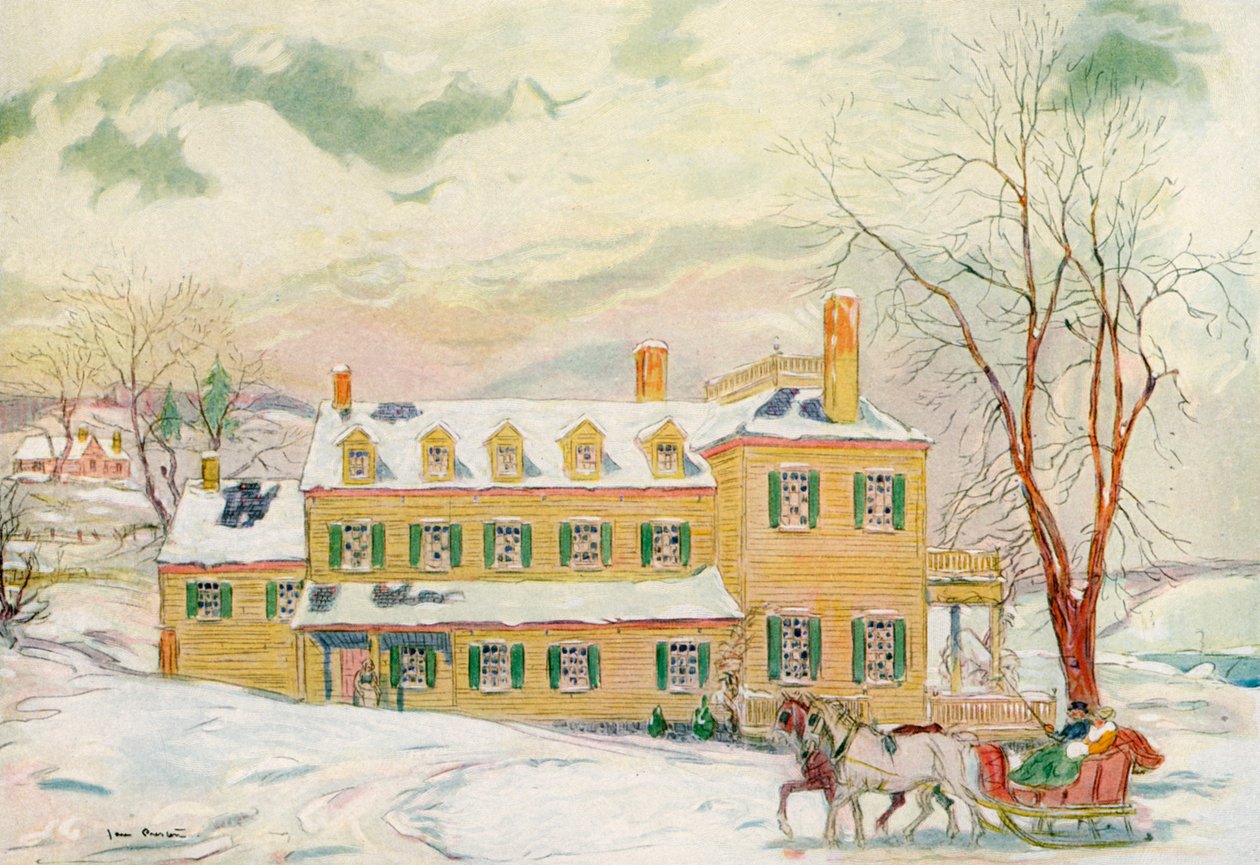 Het Kendall-huis, Virginia, VS, 18e eeuw, 1921 door James Preston