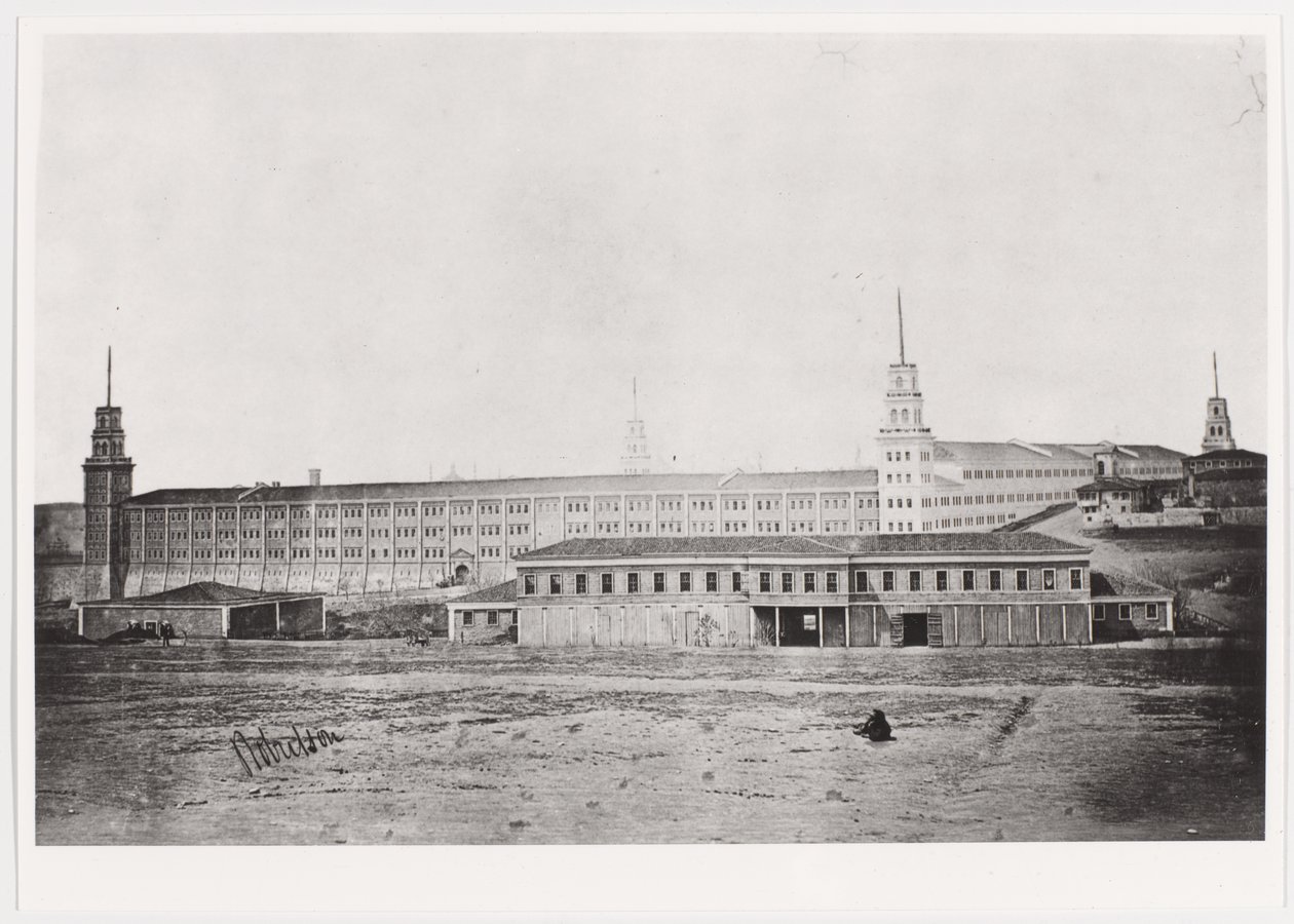 Kazerne, Scutari, 1854 door James Robertson