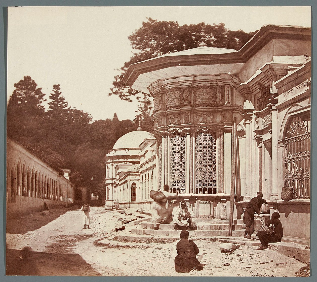 Fontaine de Eyoub [Istanboel. Fontein van sultan Eyüp?] door James Robertson