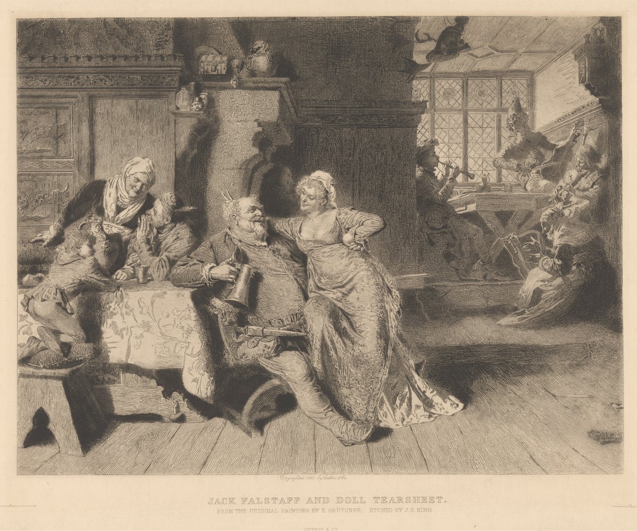 Jack Falstaff en Doll Tearsheet door James S. King