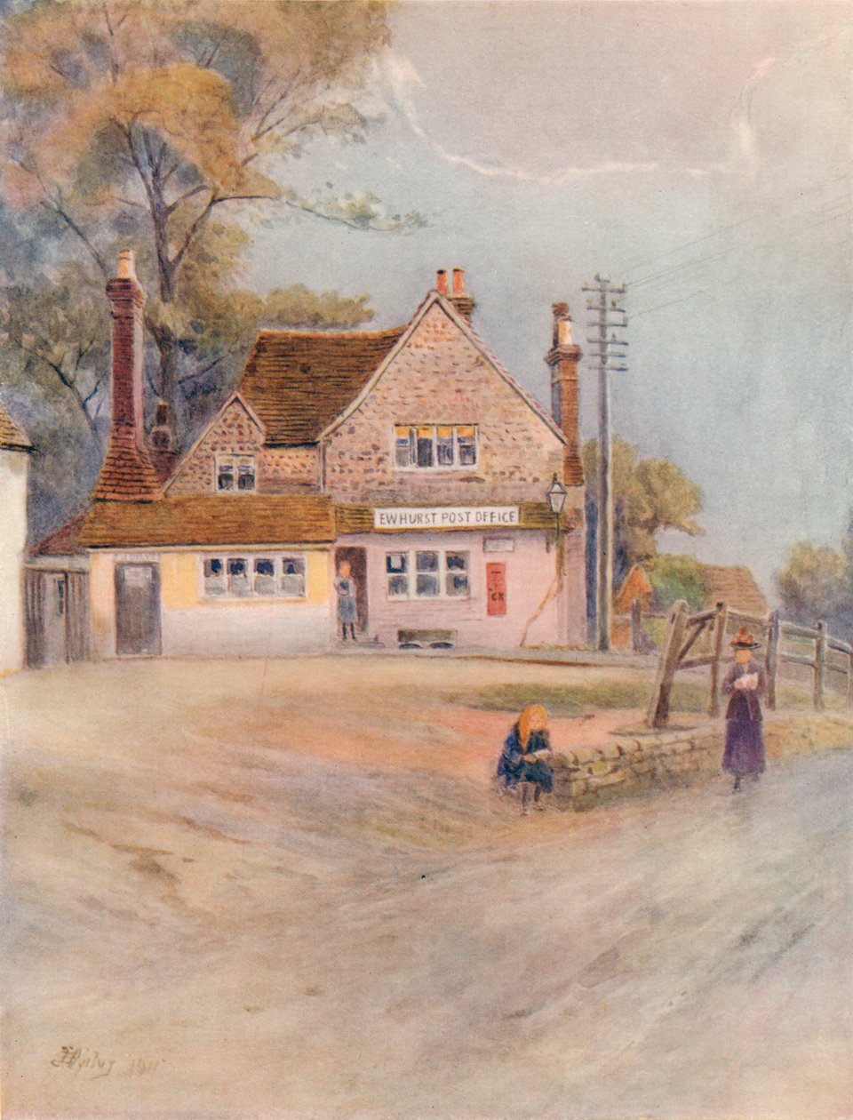 Ewehurst Postkantoor door James S Ogilvy