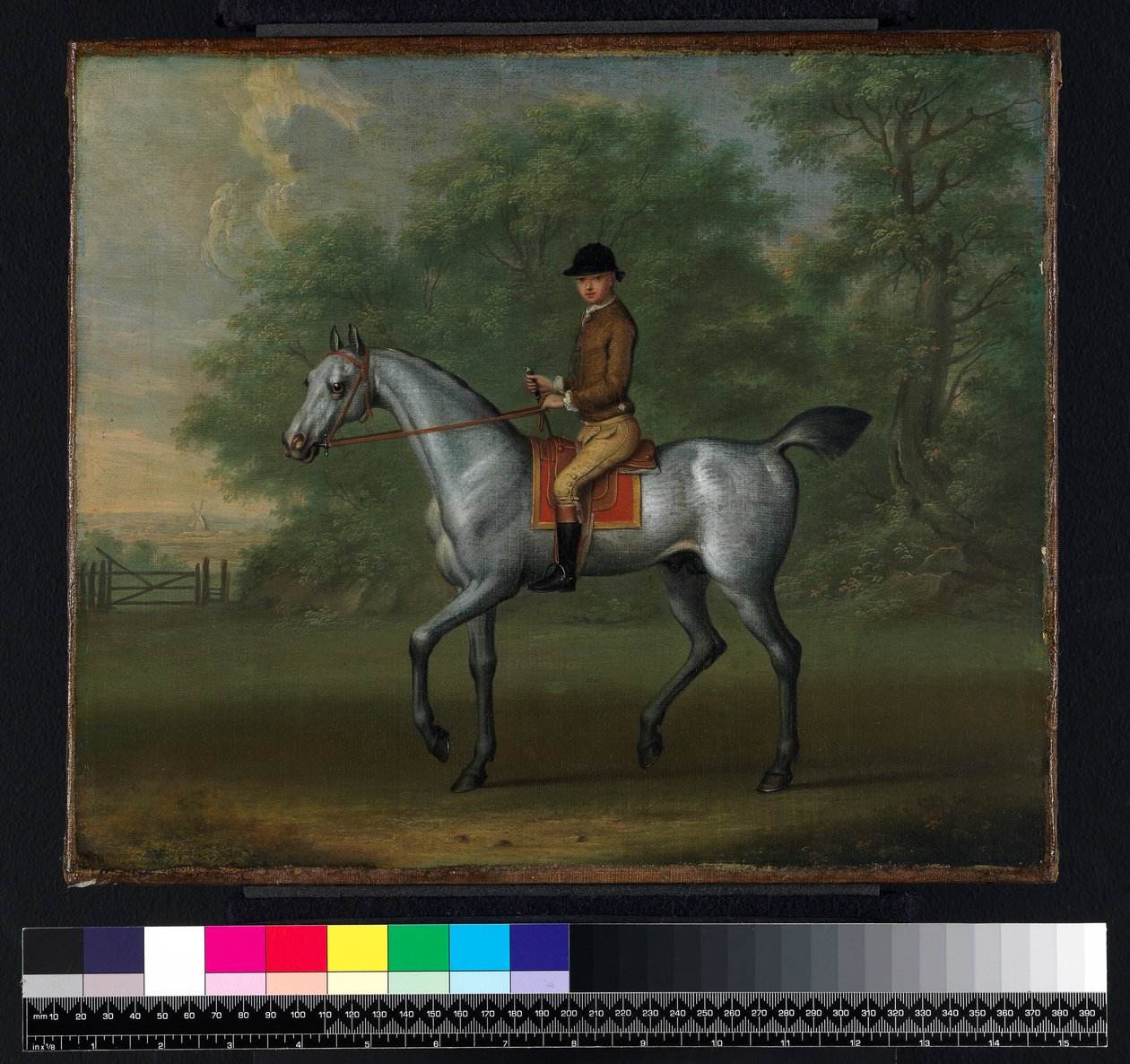 Paard en stalknecht door James Seymour