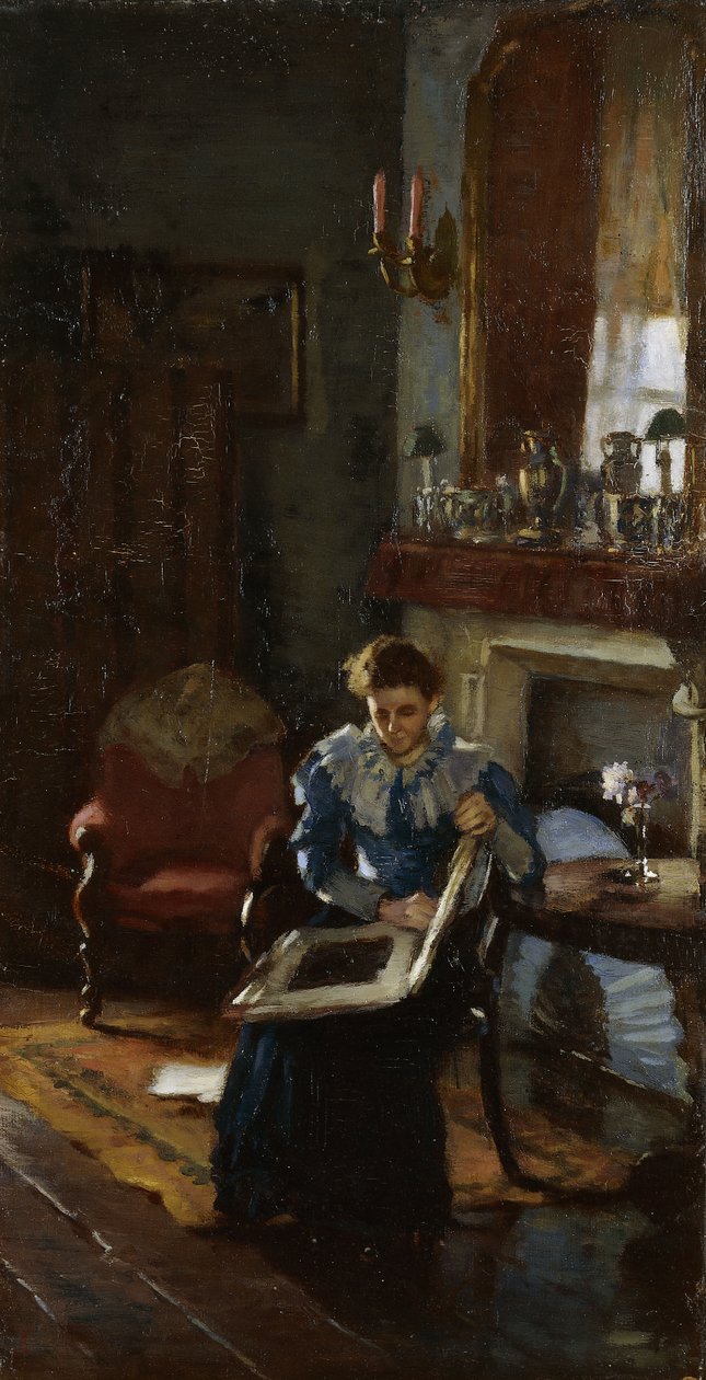 Een Dublin Interieur door James Sinton Sleator