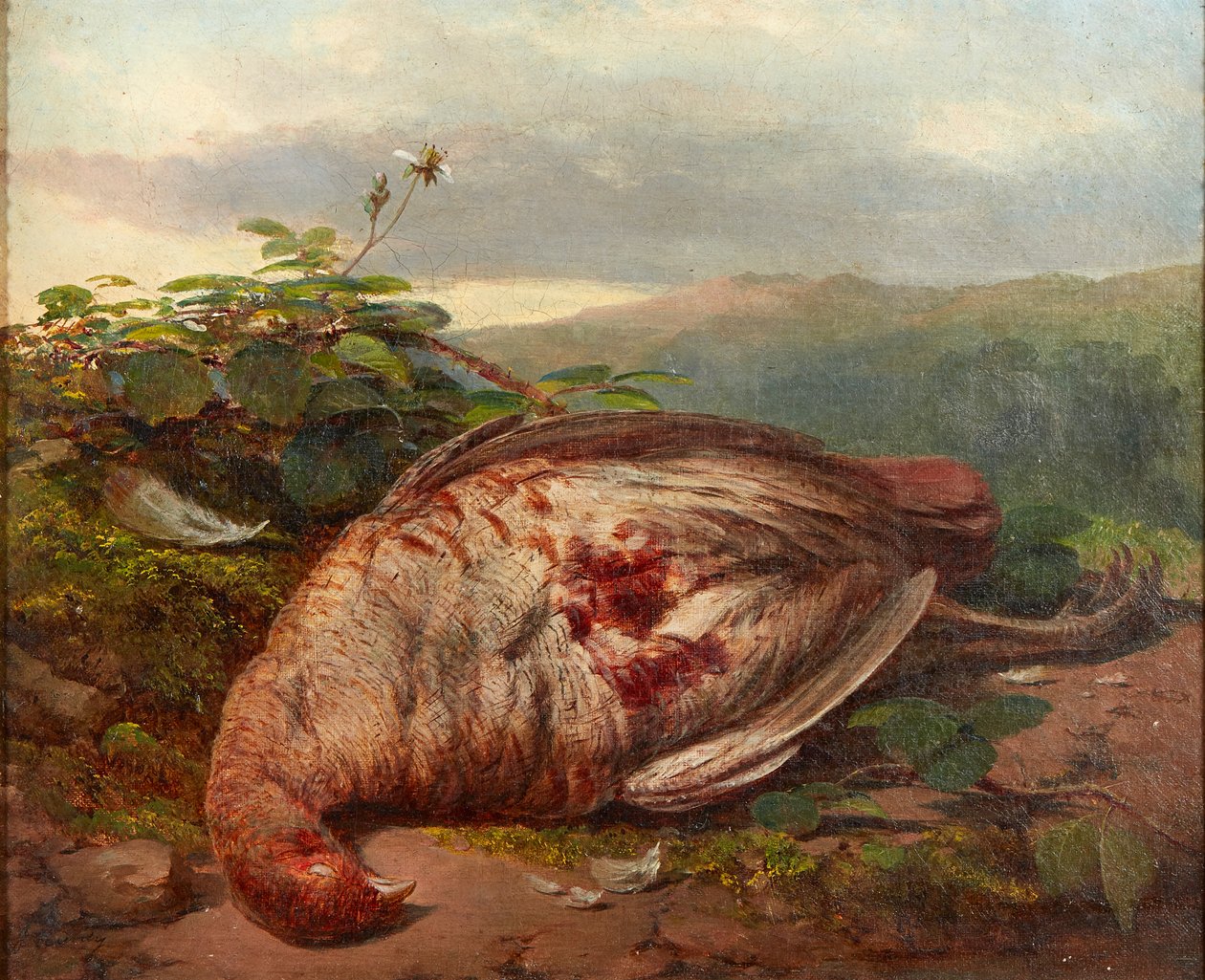 Een stilleven van dood wild door James Sr Hardy
